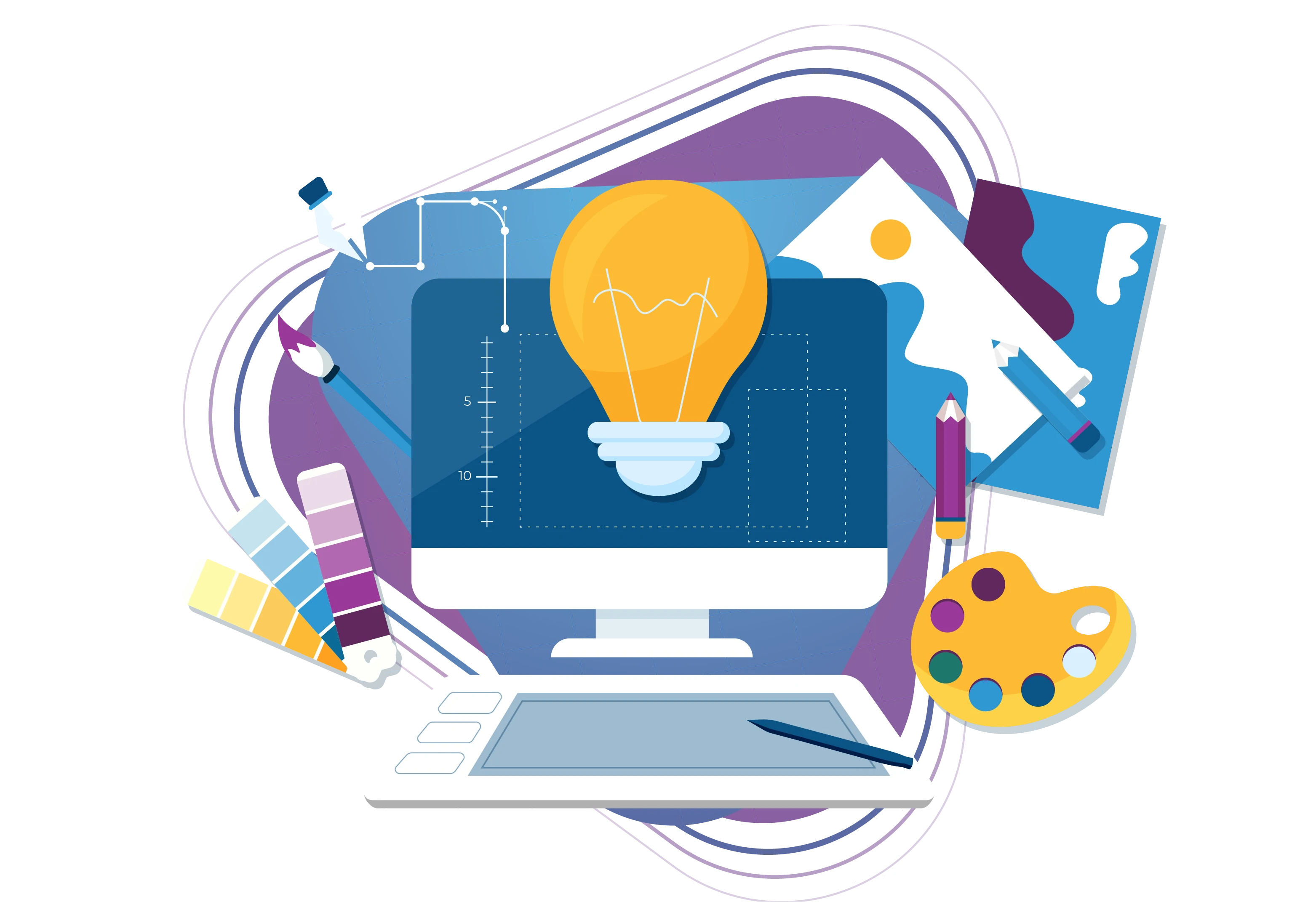 انواع تصاميم الجرافيك